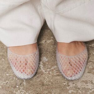 ZARA JELLY BALLET FLATS